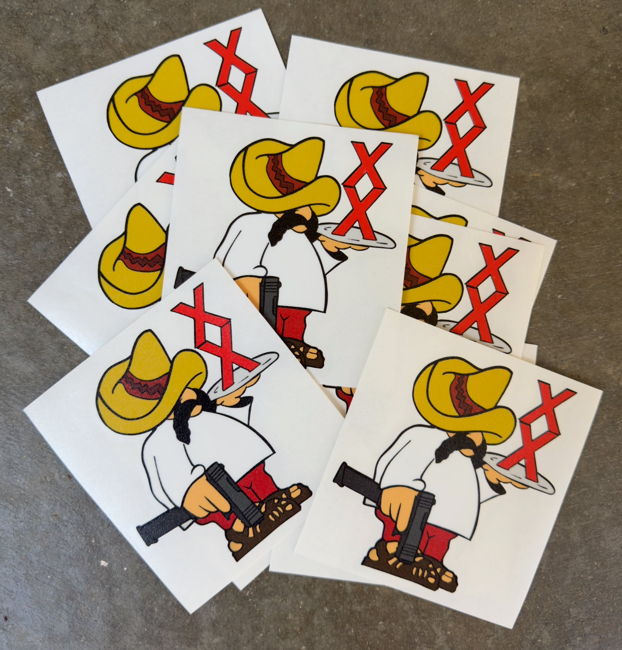 THRAXXBERTO VINYL STICKER
