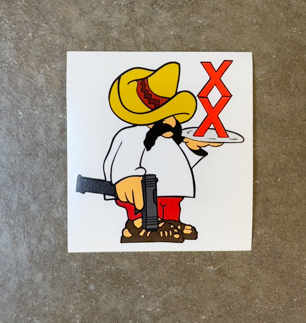 THRAXXBERTO VINYL STICKER