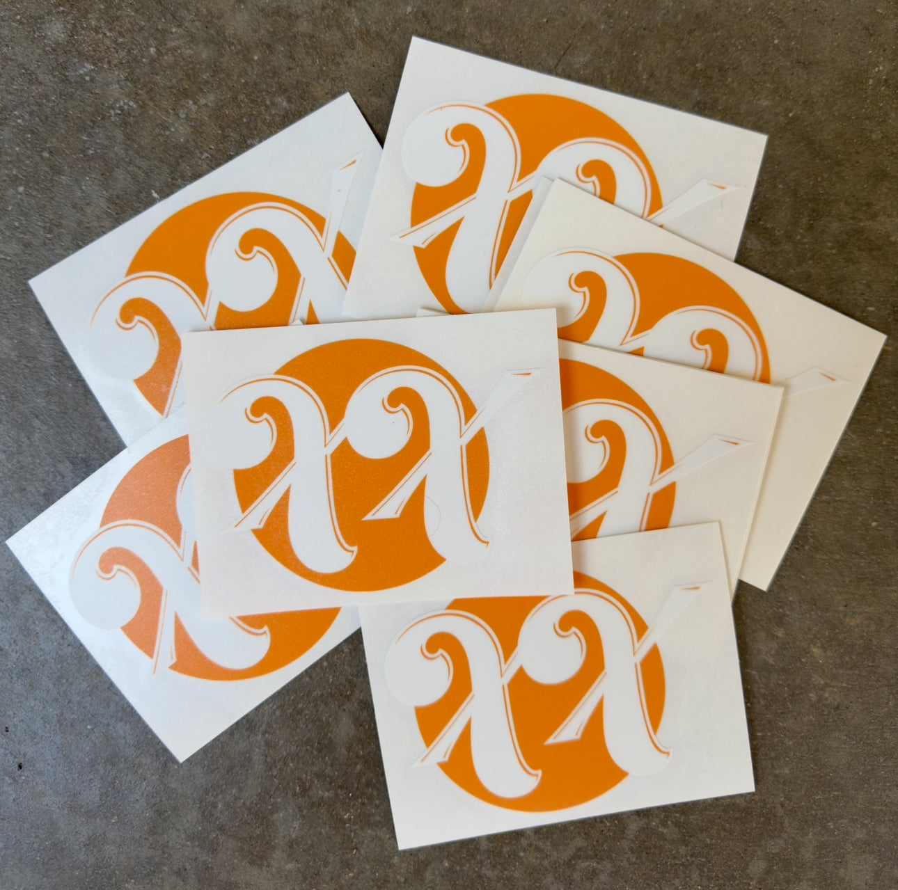 XX LOGO VINYL STICKER